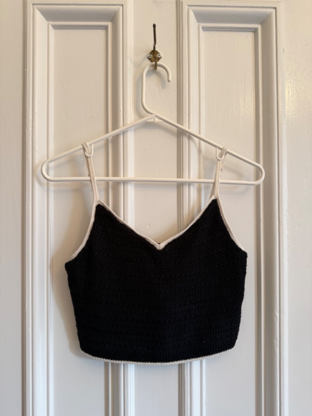 Abercrombie Women's Crochet-Style Bra Top - Black - Size S - Picture 4 of 5